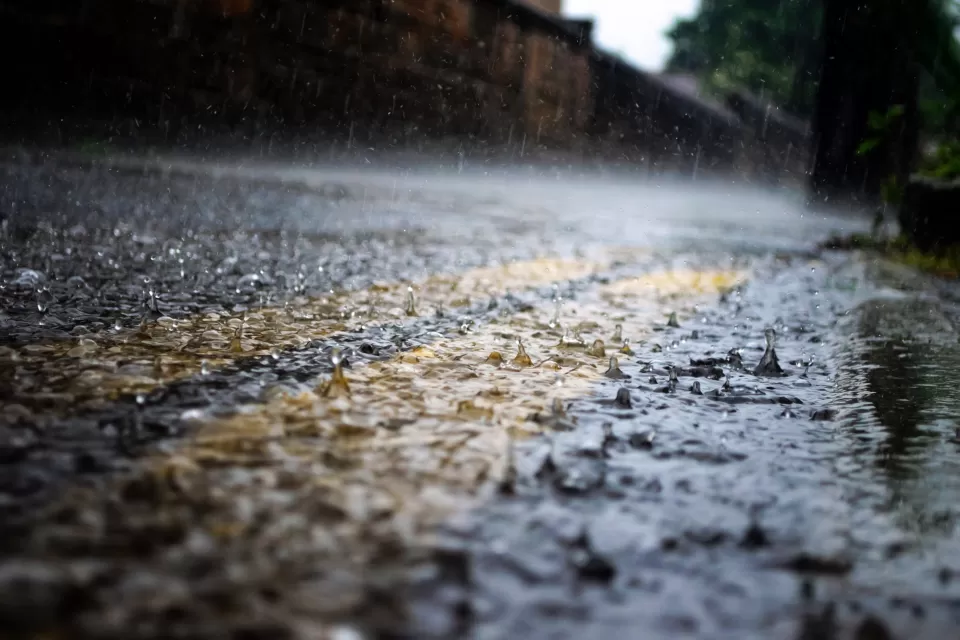 Rain on Road